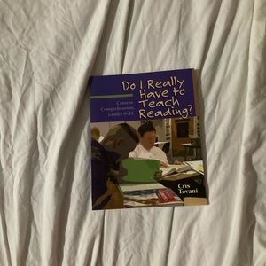 Do I really have to teach reading?